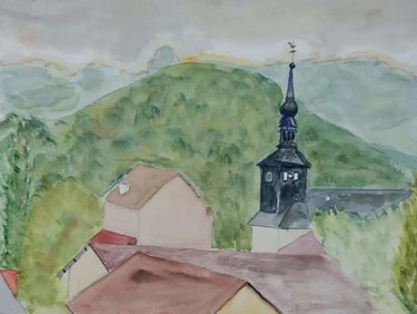 Village d'Onnion et son clocher #artistsupportpledge