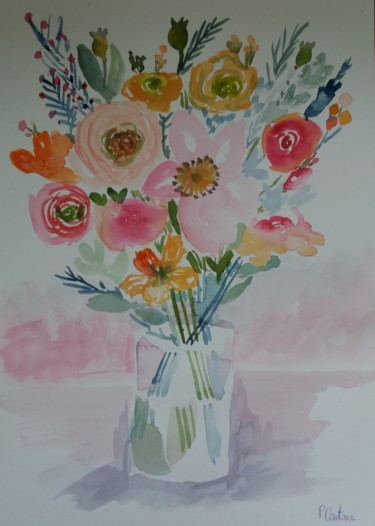 Bouquet dans un vase 1